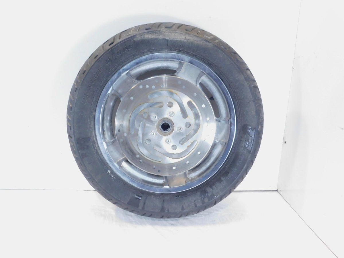 Harley Davidson Road King Electra Glide Chrome Mag Front Wheel Rim Tire & Rotors - C3 Cycle