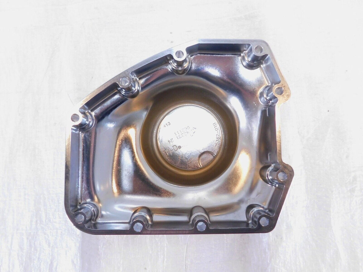 Harley Davidson Twin Cam Softail & Dyna Chrome Right Engine Motor Cam Gear Cover - C3 Cycle