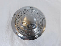 Harley Davidson Twin Cam Touring Dyna Softail Willie G Skull Derby Clutch Cover - C3 Cycle