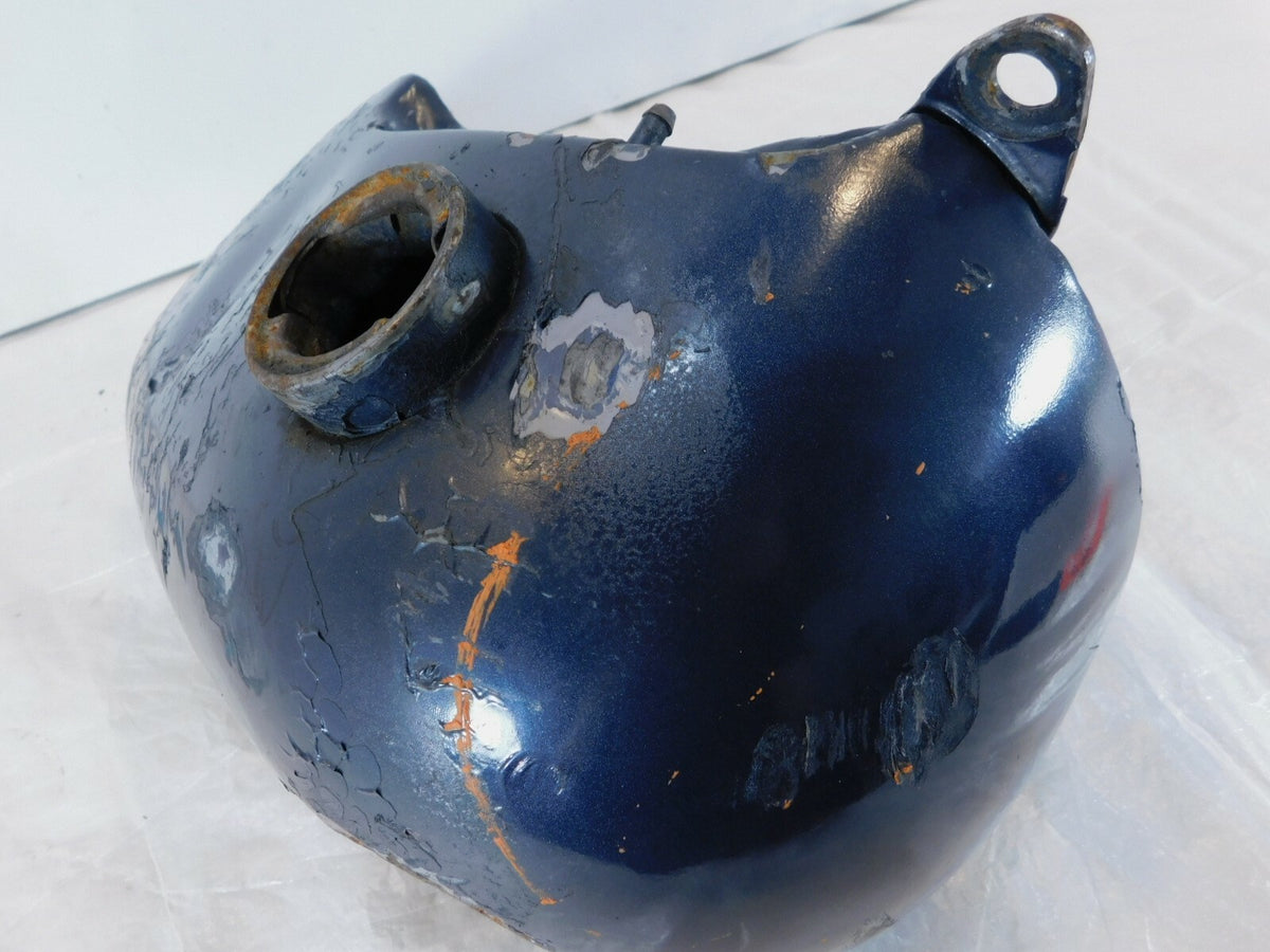 1977-1985 Harley Davidson FX & FXE Shovelhead Blue Right Fuel Gas Petrol Tank - C3 Cycle