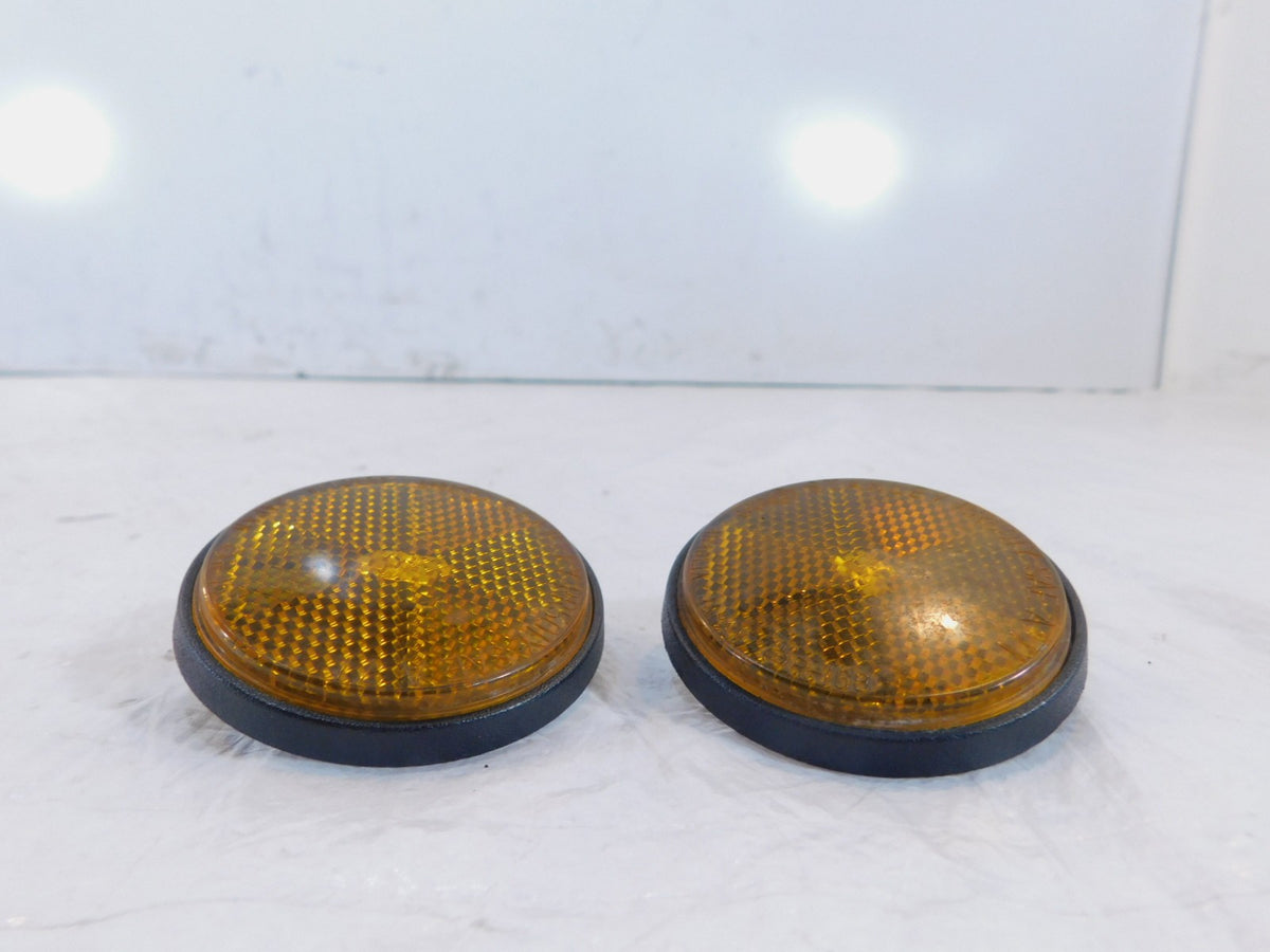 1996-2014 Honda Rebel 250 CMX250C Amber Front Left/ Right Side Fender Reflectors - C3 Cycle