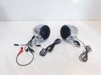 1999 Kawasaki Vulcan 1500 Classic Front Handlebar Clamp On Speakers & Controller - C3 Cycle