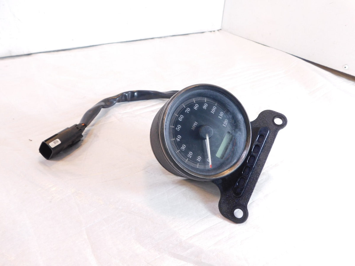 Harley Davidson Sportster 883 & 1200 Black Speedometer Bracket & Odometer - C3 Cycle