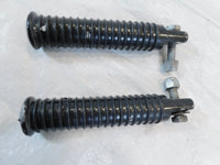 Harley Davidson FXR Dyna Sportster & Softail Black O-Ring Footpegs Footrests - C3 Cycle