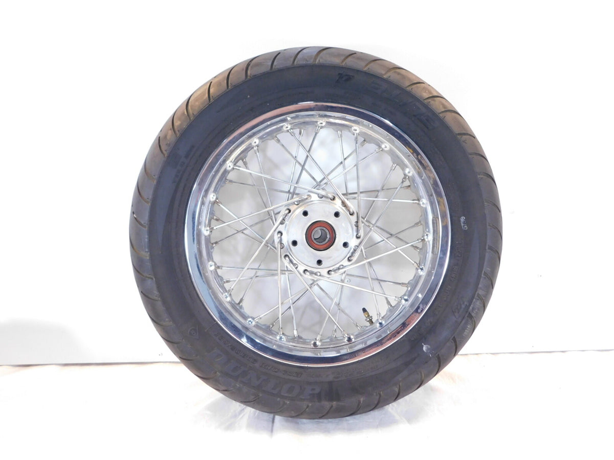 Victory V92 Deluxe & Touring Cruiser Chrome Laced Front Wheel Rim Rotor & Tire - C3 Cycle