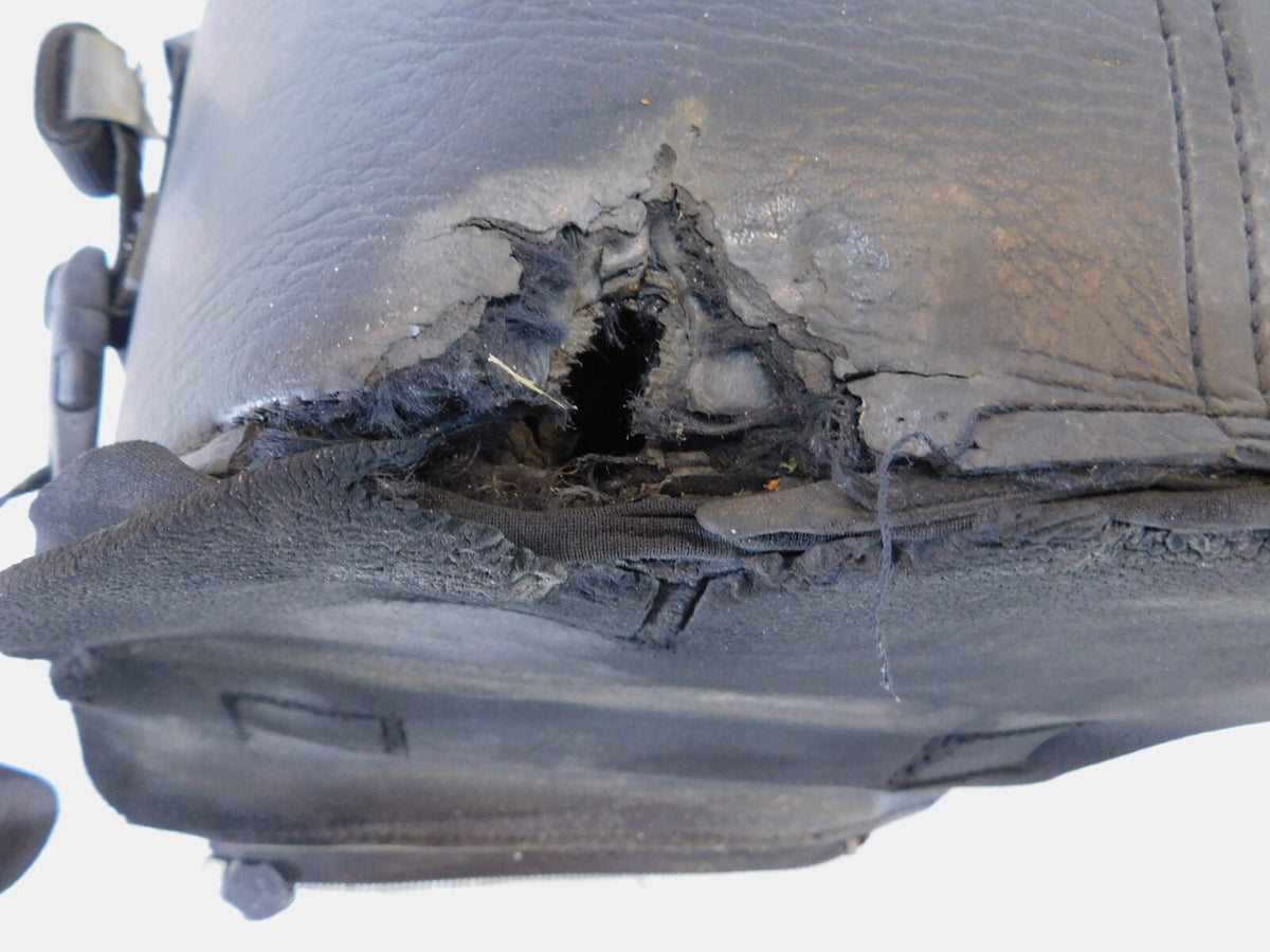 1997-2003 Honda GL1500 Valkyrie 1500 Rear Left Side Bag Saddlebag -Torn - C3 Cycle