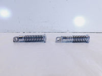Harley Touring FXR Dyna Sportster Softail ISO Chrome & Rubber Footpegs Footrests - C3 Cycle