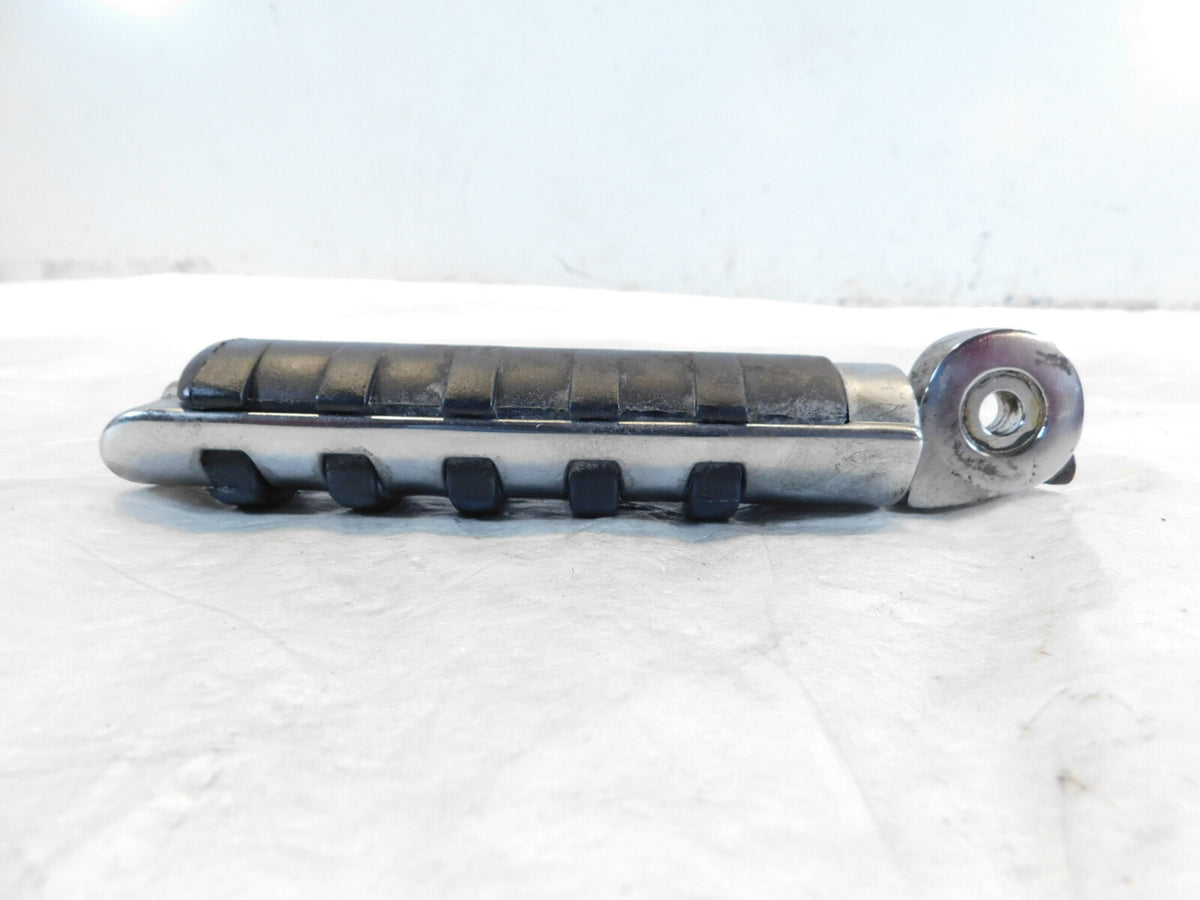 Harley Davidson Touring Dyna Sportster & Softail Black Metal Footpeg Footrest - C3 Cycle