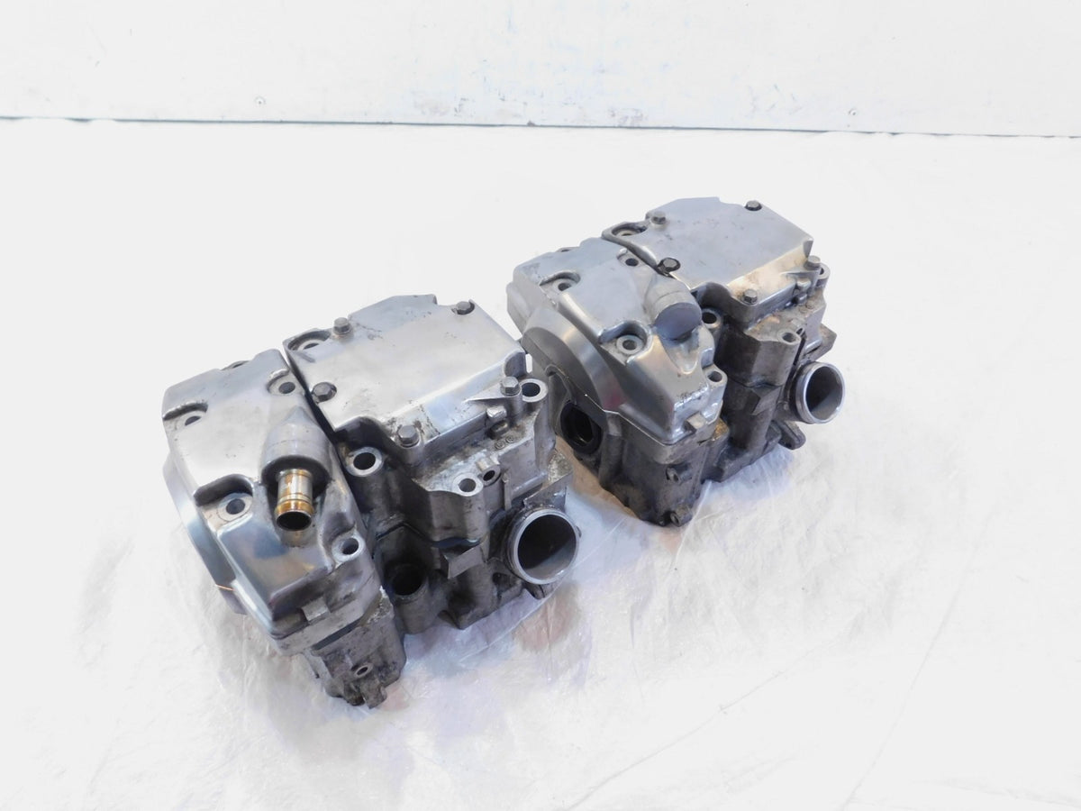 1987-1995 Honda VT1100 Shadow 1100 Front & Rear Engine Cylinder Heads w/ Valves - C3 Cycle