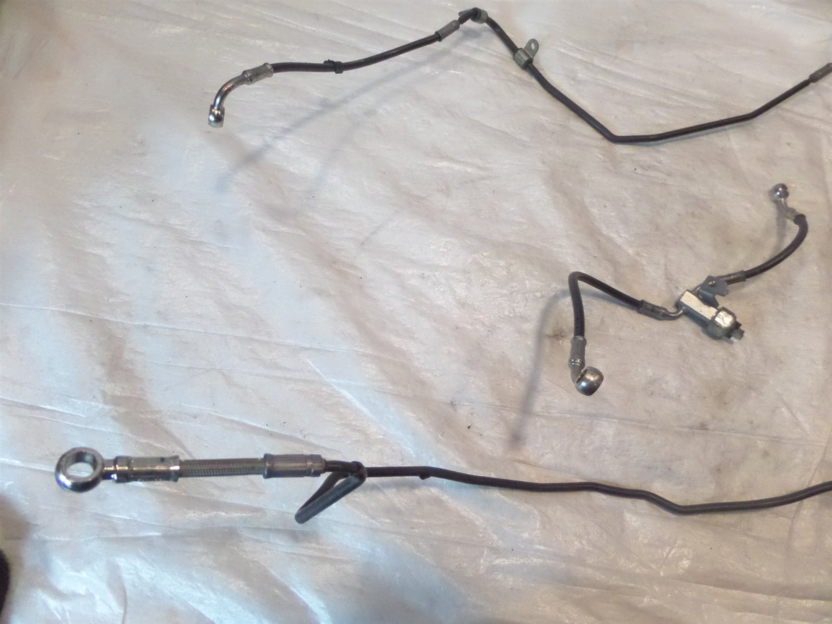 2011 2012 2013 2014 2015 Triumph Speed Triple 1050 ABS Brake Hose Pipe Lines - C3 Cycle