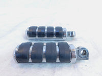 Harley Touring Dyna Sportster & Softail ISO Chrome & Rubber Footpeg Footrests - C3 Cycle