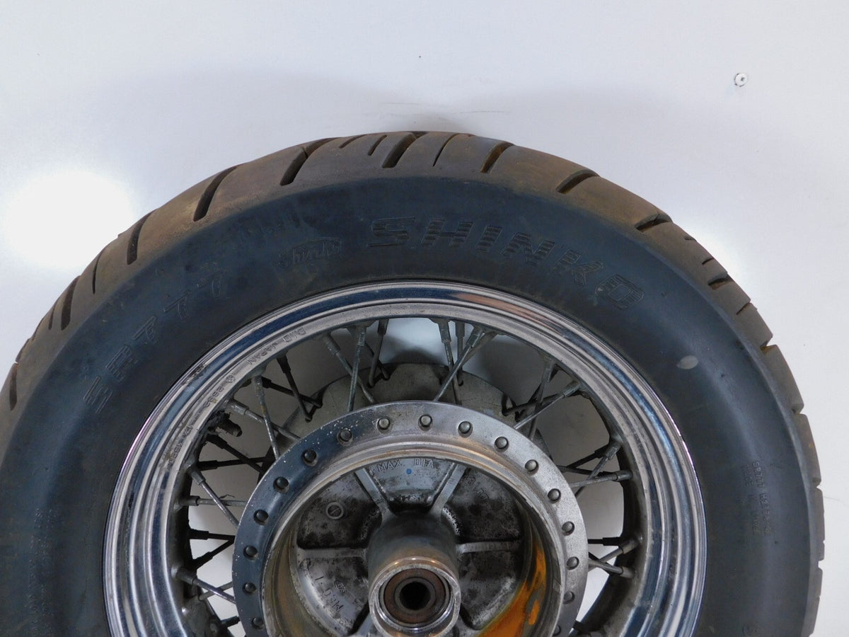2004-2006 Honda VT750 VT750C Shadow Aero 750 Chrome Laced Rear Wheel Rim & Tire - C3 Cycle