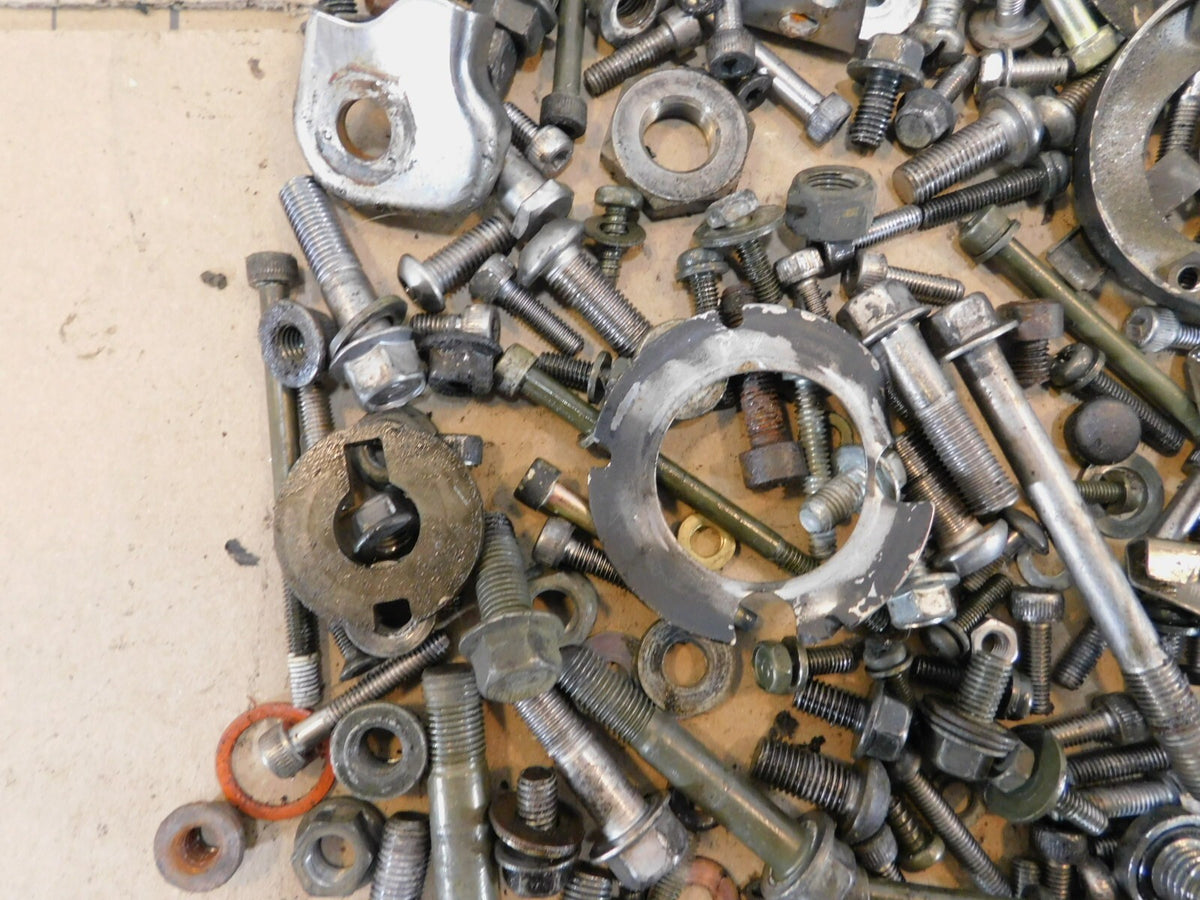 2002 02 Yamaha V-Star 650 XVS650 Classic Nuts Bolts Brackets Parts Box Misc Lot - C3 Cycle