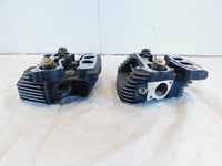 2005 Harley Davidson Softail & Dyna Black Cylinder Heads w/ Springs & Valves - C3 Cycle