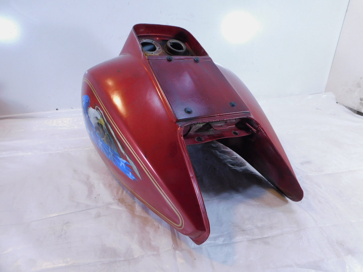 1983-1988 Harley Davidson Tour Glide & Electra Glide Red Fuel Gas Petrol Tank - C3 Cycle