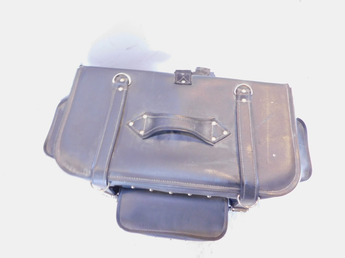 1999-2007 Honda Shadow VT600CD Deluxe Black Rear Luggage Storage Bag Tour Pack - C3 Cycle