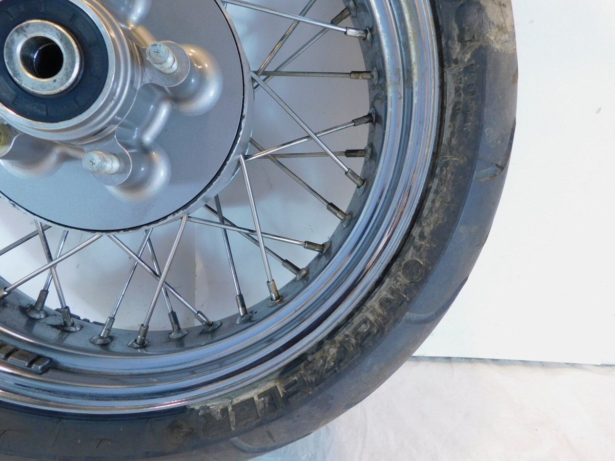 1998-2003 Triumph Thunderbird Sport Chrome Spoked Rear Wheel Rim & Tire