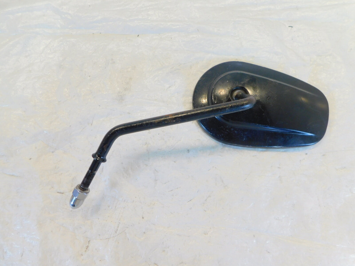 Harley Davidson FXR & Softail & Dyna & Sportster Black Left Rear View Mirror