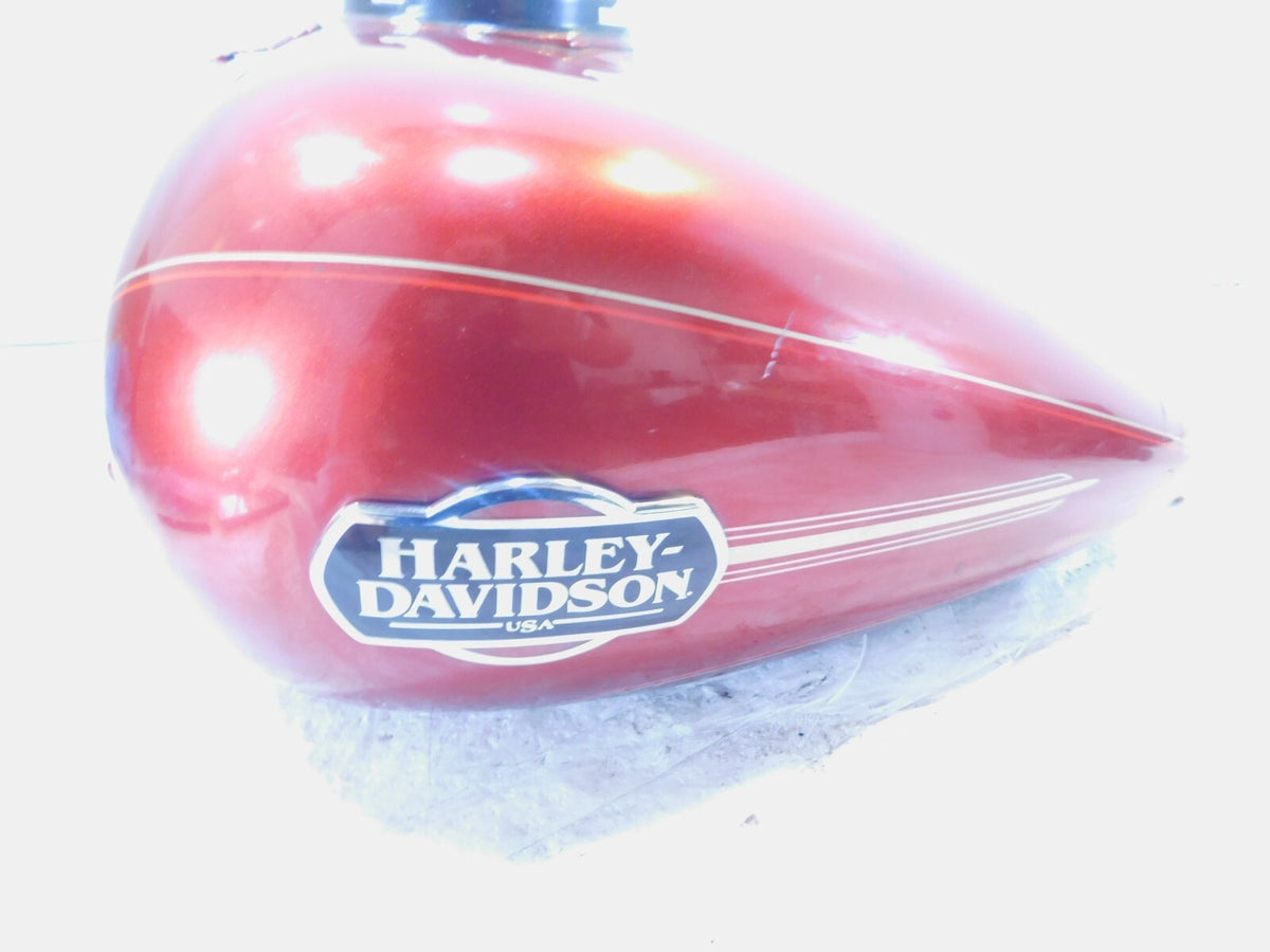 Harley Davidson Road Street & Electra Glide Red Fuel Gas Petrol Tank  -Dented - C3 Cycle
