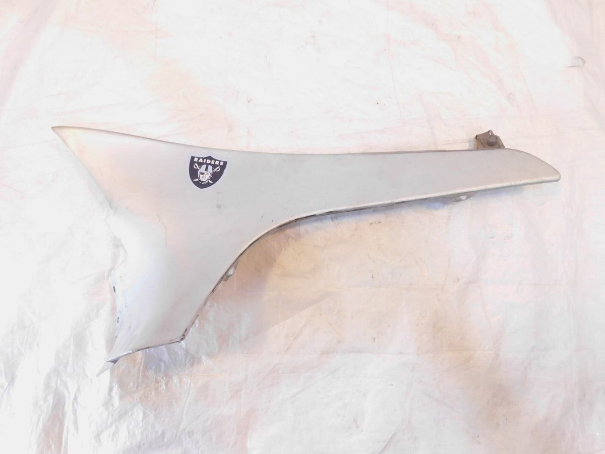 2008 2009 2010 Victory Vision Brushed Aluminum Left Saddlebag Side Cover Fairing - C3 Cycle