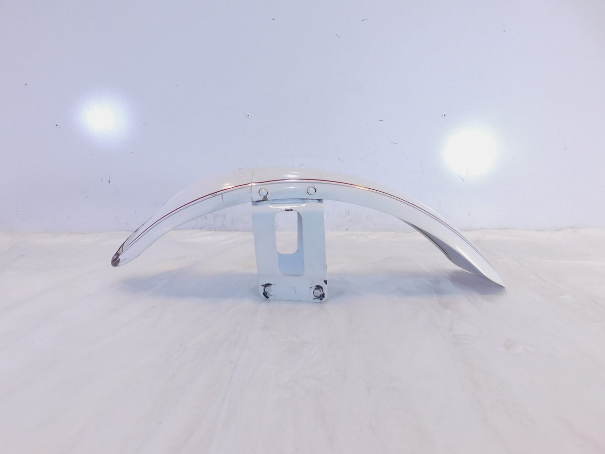 Harley Davidson Sportster 883 & 1200 White Front Wheel Cover Fender - Dented