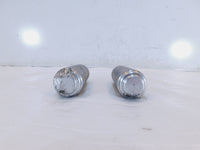 Harley Touring FXR Dyna Sportster & Softail Silver Knurled Footpegs Footrests - C3 Cycle