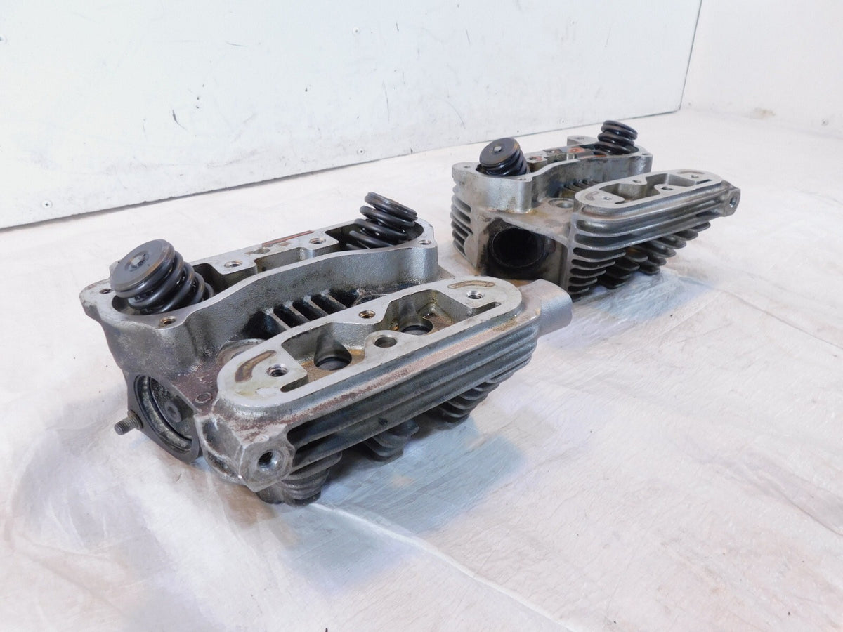 Harley Davidson Sportster 883 Hugger & Custom Silver Cylinder Heads w/ Valves - C3 Cycle