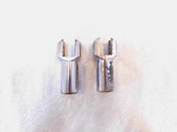Pair Chrome Harley Davidson Softail Passenger Footpeg Peg Bracket Mount Supports