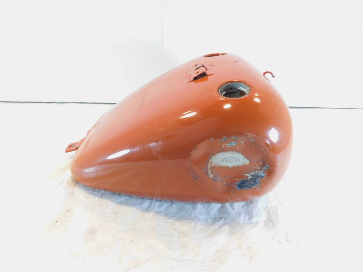Harley Softail Heritage Classic Fatboy Orange Fuel Gas Petrol Tank Reservoir - C3 Cycle