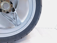 2001-2005 BMW F650 CS F650CS Scarver Silver Rear Rim Wheel & Tire - 36317681009 - C3 Cycle