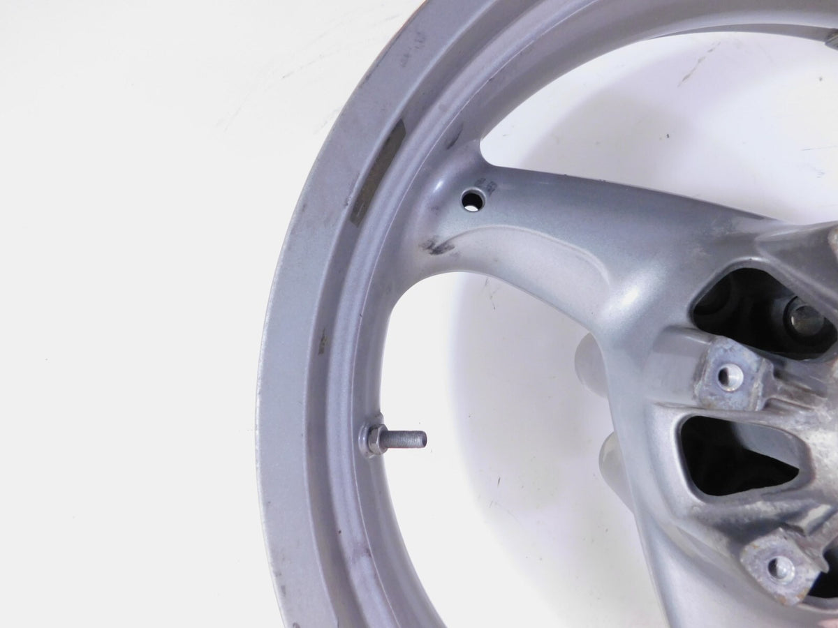 2002-2003 Ducati Monster 620 750 & 800 Silver Rear 3-Spoke Wheel Rim -Bent - C3 Cycle