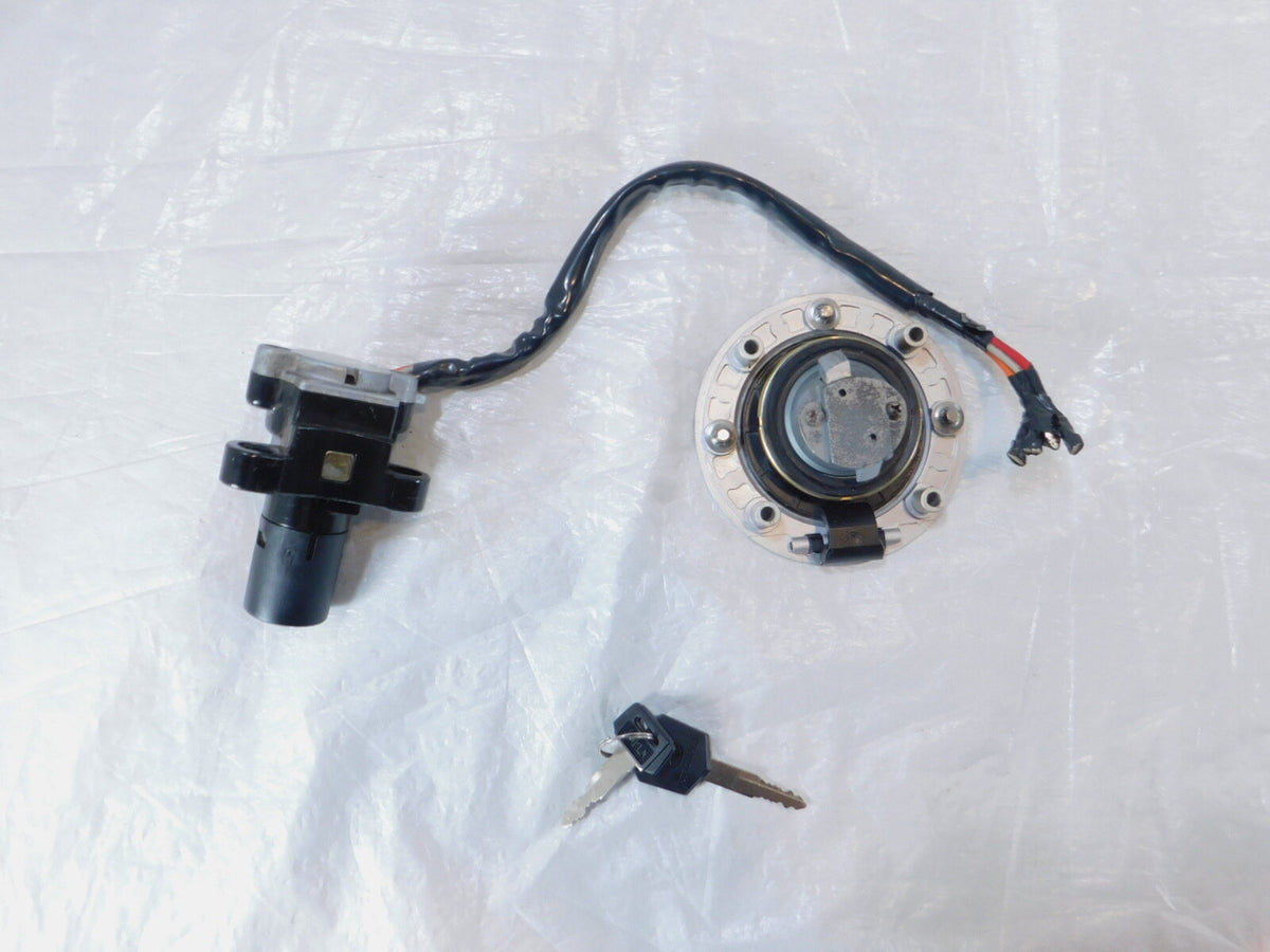 Suzuki RF600R & RF900R Ignition Key Switch Fuel Petrol Gas Tank Cap Lid Lock Set - C3 Cycle