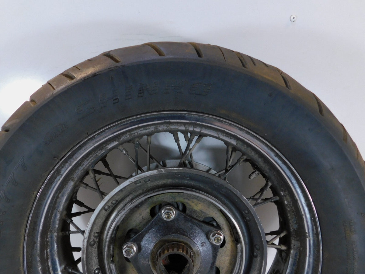 2004-2006 Honda VT750 VT750C Shadow Aero 750 Chrome Laced Rear Wheel Rim & Tire - C3 Cycle