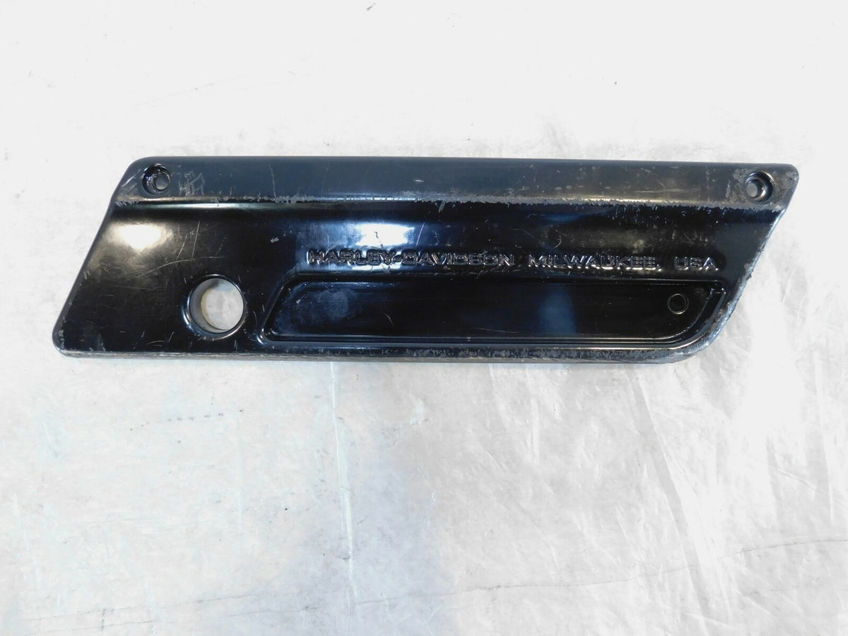 Harley Touring Road King Electra Street Glide Black Right Saddlebag Latch Cover - C3 Cycle