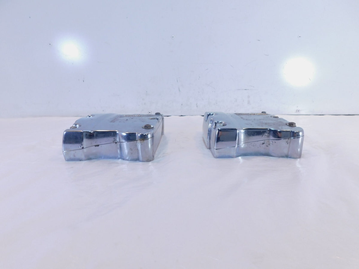 Harley Davidson Touring Dyna & Softail Chrome Cylinder Head Rocker Boxes