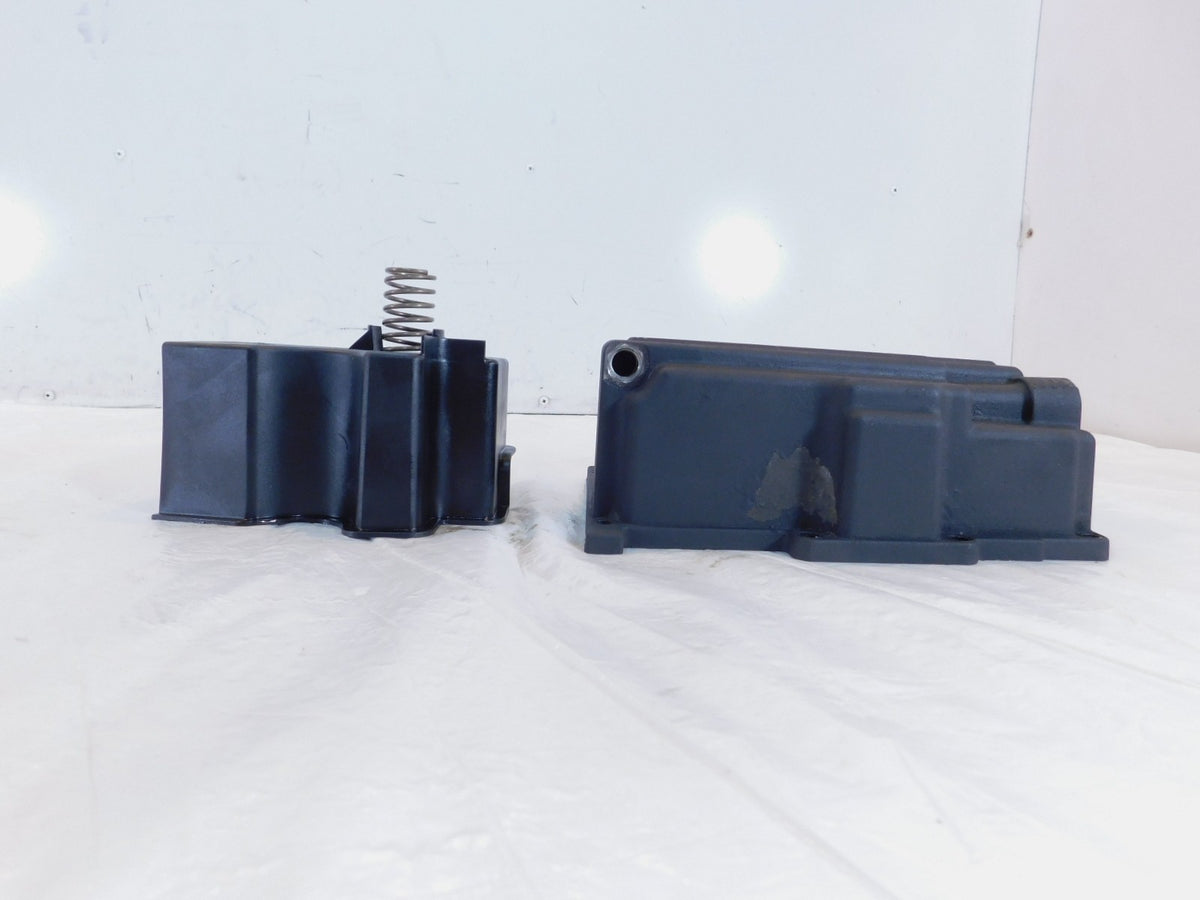 Harley Dyna Super Glide & Low Rider Black Transmission Oil Drain Pan w/ Baffle - C3 Cycle