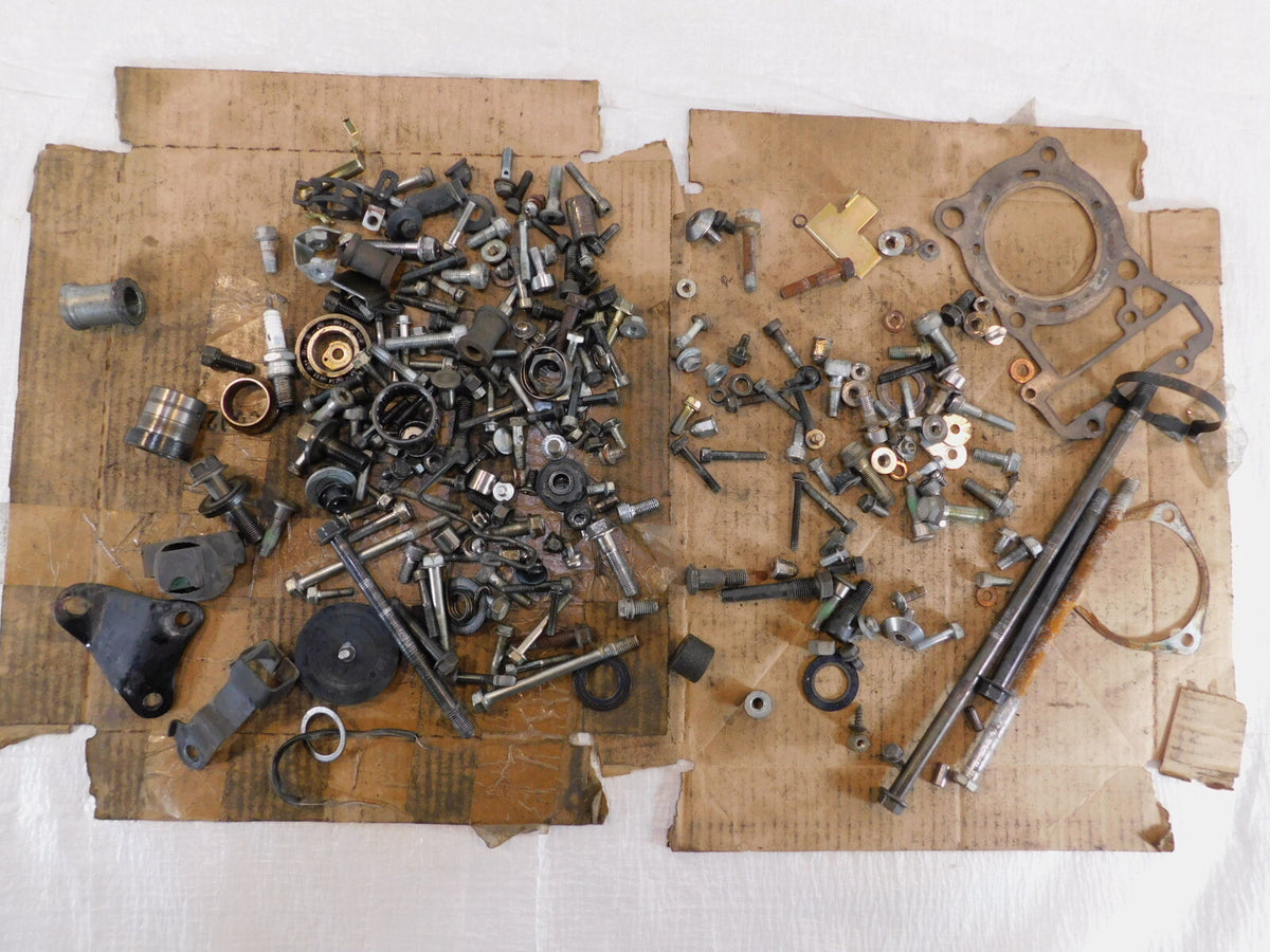 1986 86 Honda VT500 VT500C Shadow 500 Misc Nuts Bolts & Brackets Parts Box Lot - C3 Cycle