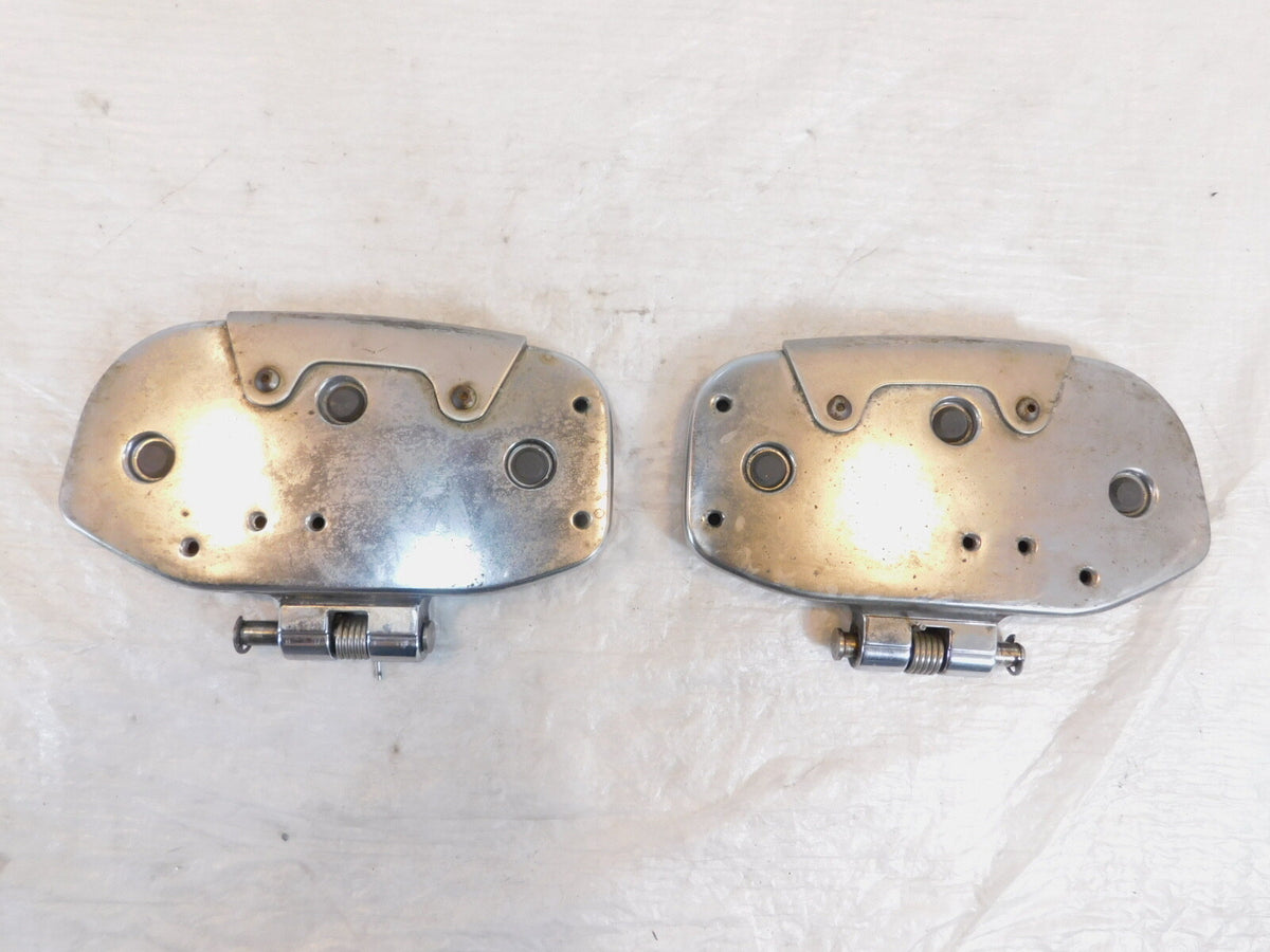 2002-2004 BMW R1200CL R1200 CL Chrome Left/Right Front Driver Foot Pad Footrests - C3 Cycle