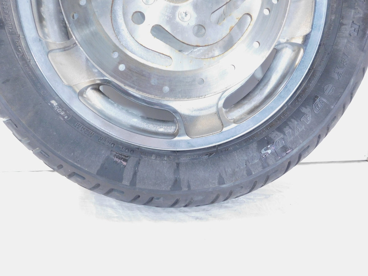 Harley Davidson Road King Electra Glide Chrome Mag Front Wheel Rim Tire & Rotors - C3 Cycle