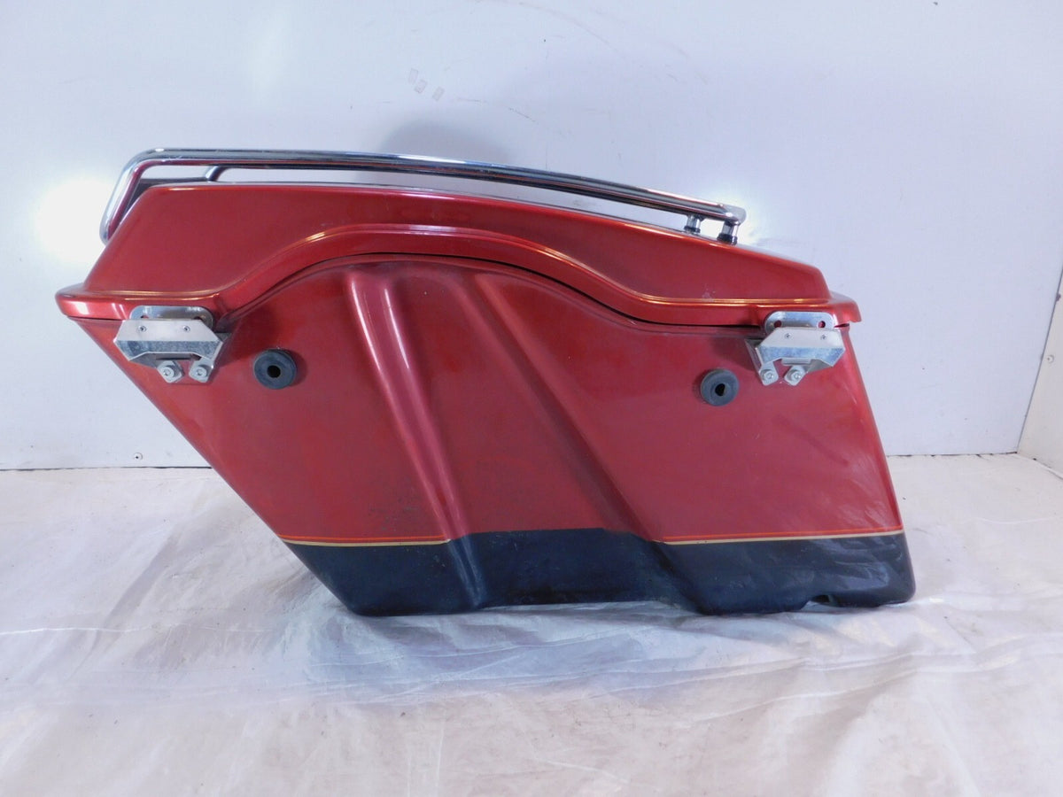 Harley Davidson Road King Street & Electra Glide Red Right Luggage Bag Saddlebag - C3 Cycle