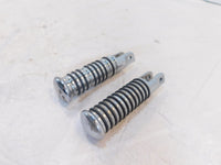 Harley Touring FXR Dyna Sportster & Softail Chrome & Rubber Footpegs Footrests - C3 Cycle