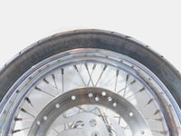 Harley Softail Night Train Deuce Dyna Wide Glide 19" Laced Front Wheel Rim -Bent - C3 Cycle