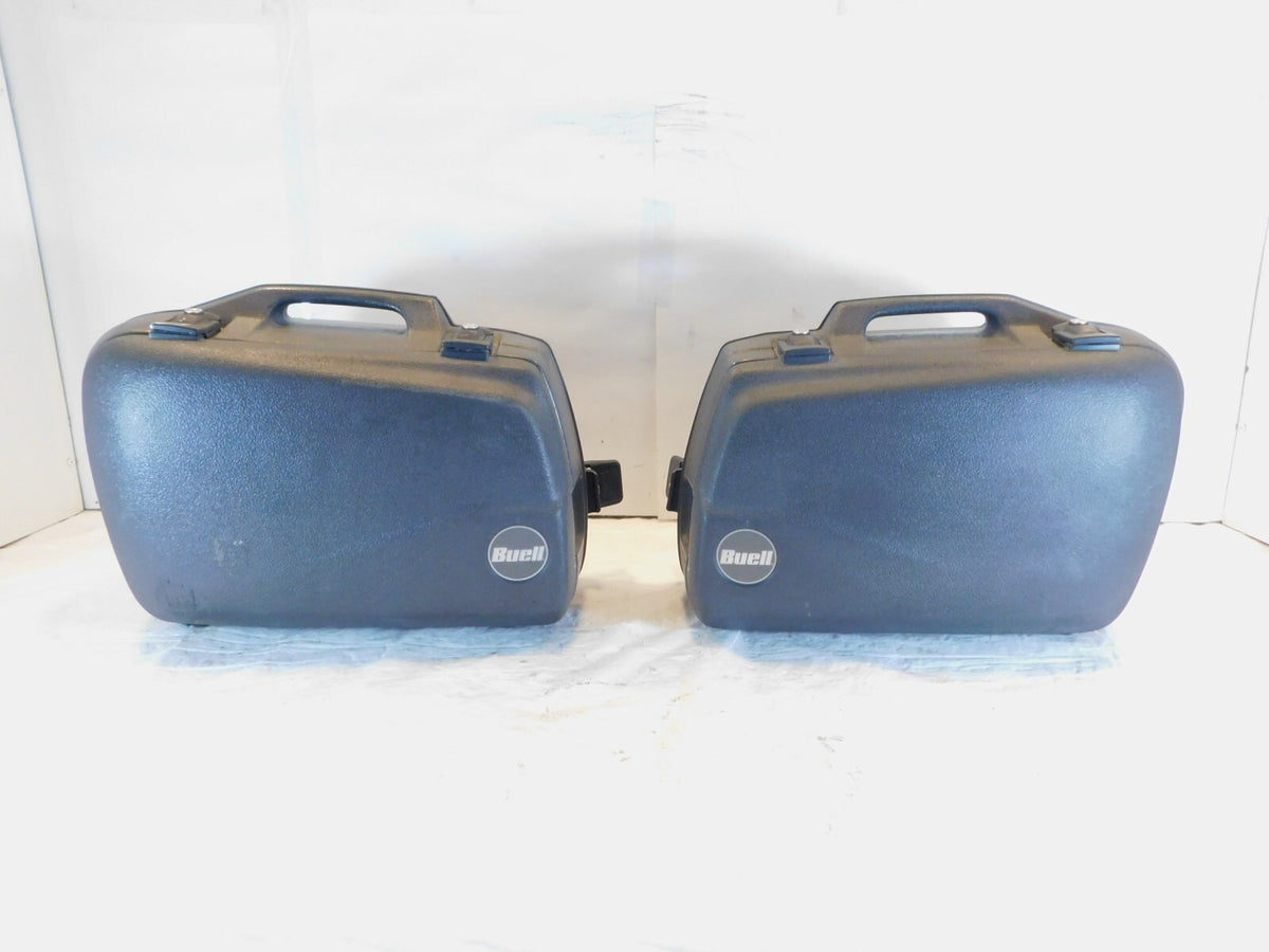 2006-2010 Buell XB XB12 XB12X Ulysses Left & Right Saddlebag Luggage Boxes w Key - C3 Cycle