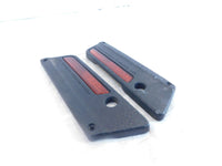 Harley Touring Road King Electra Glide Black Right & Left Saddlebag Latch Covers - C3 Cycle