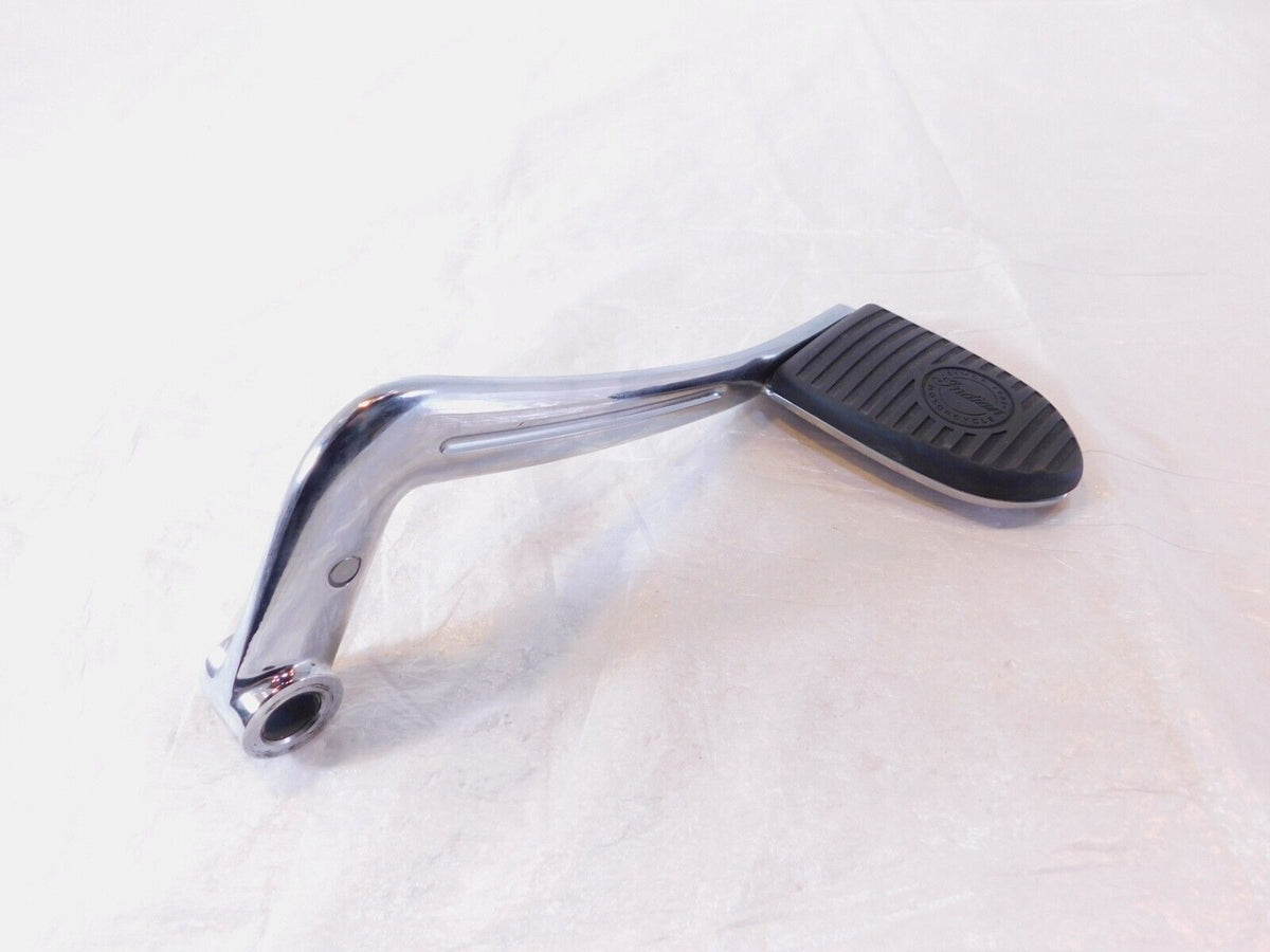 Indian Chief Chieftain Roadmaster Chrome Rear Right Brake Pedal Lever Arm & Pad - C3 Cycle