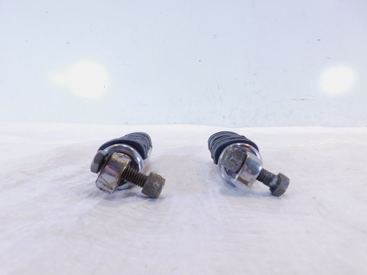 Harley Touring Dyna Sportster & Softail ISO Chrome & Rubber Footpeg Footrests