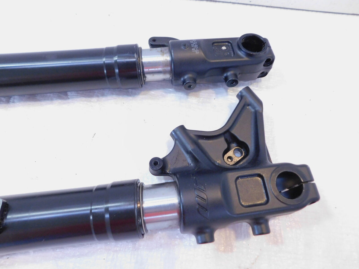2013-2019 KTM 690 Duke Black Left/Right Front Wheel Fork Shock Leg Tubes - Bent - C3 Cycle