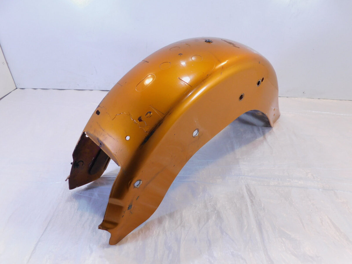 2007 Harley Softail Heritage Classic Orange Rear Wheel Cover Fender -Dented - C3 Cycle