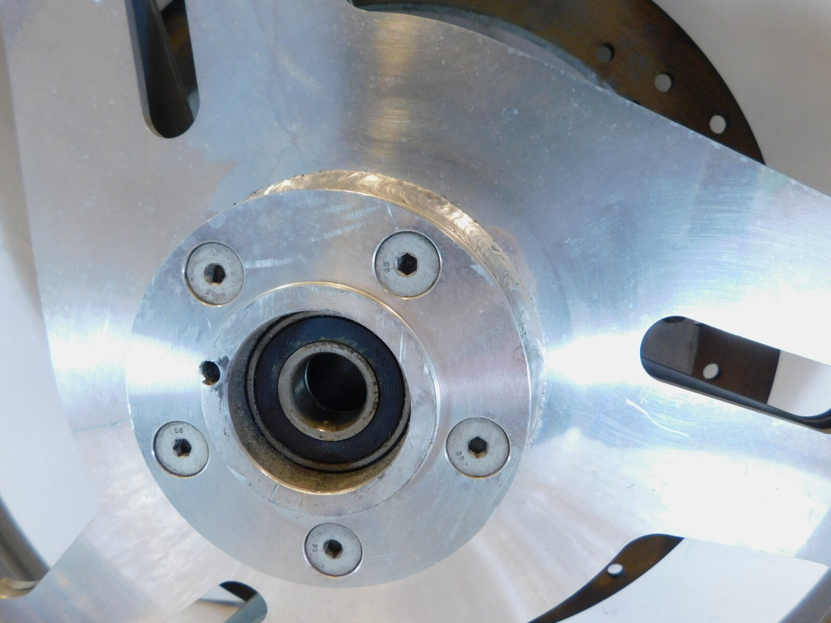 1995 & 1996 Buell M2 Thunderbolt Marchesini Silver Front Wheel Rim & Tire - C3 Cycle