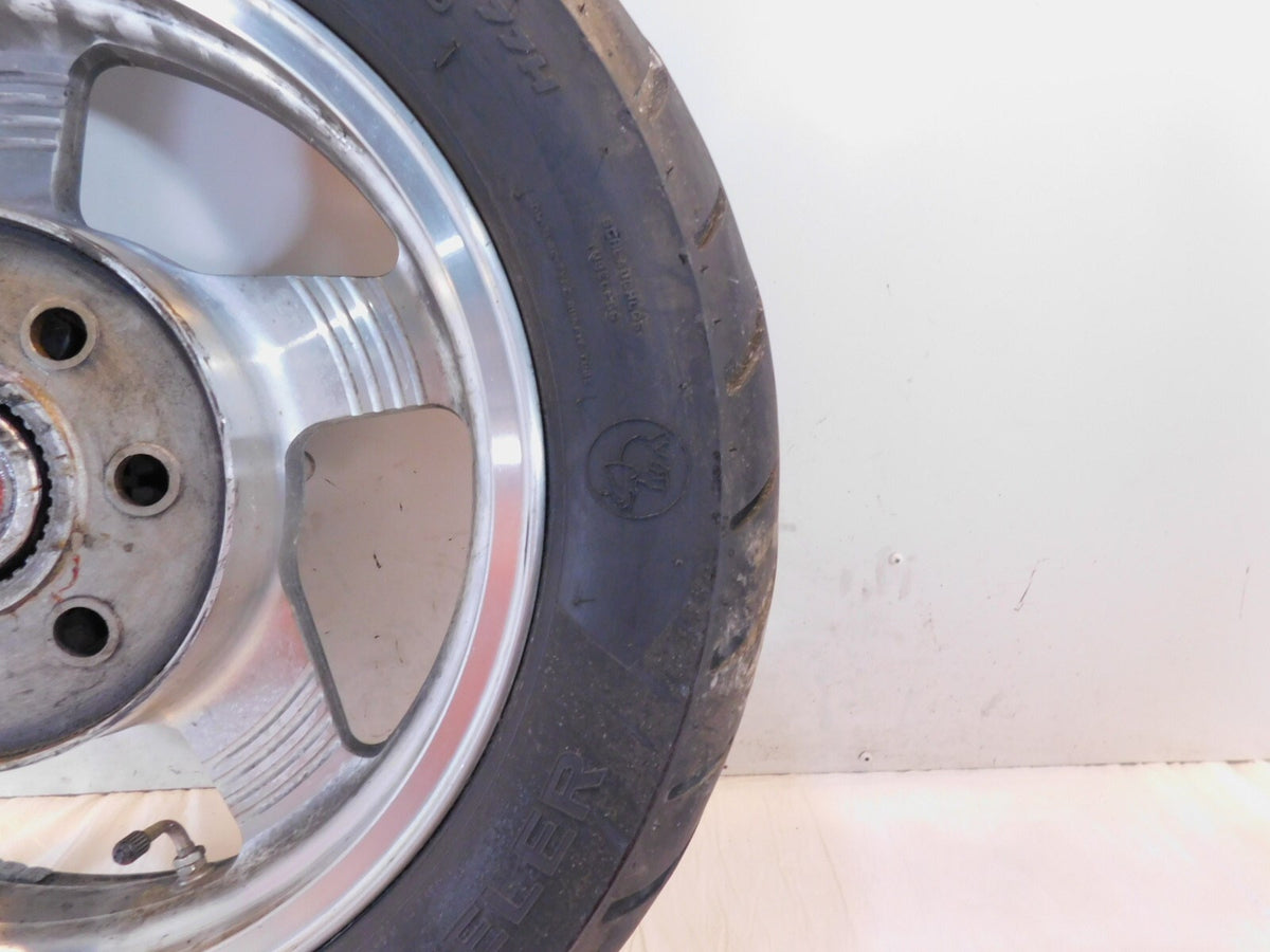 Kawasaki Vulcan Nomad & Nomad FI VN1500 Black Rear Wheel Rim & Tire 16" x 3.5" - C3 Cycle